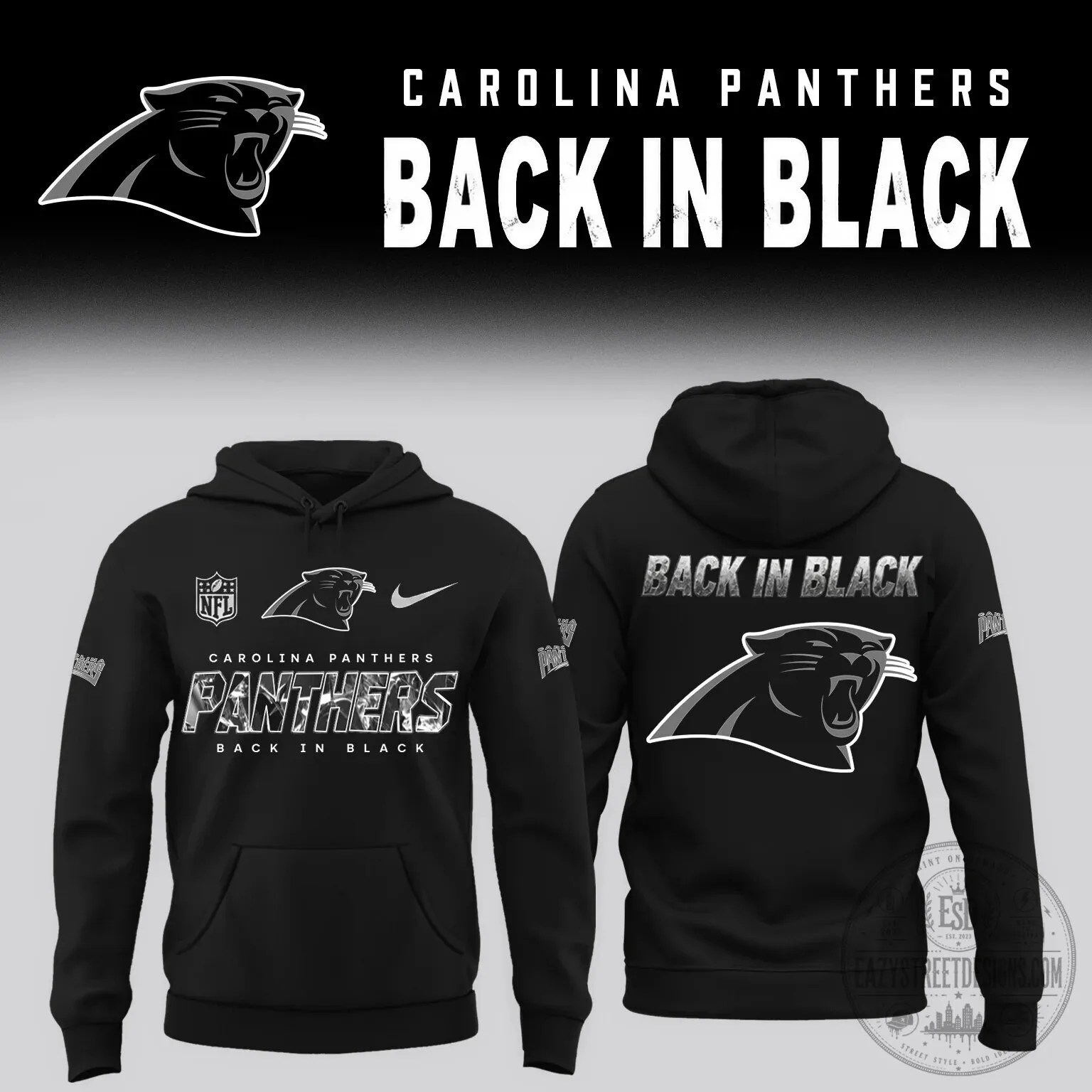 Carolina Panthers Back In Black Limited Edition Football Team Hoodie 2 Carolina Panthers Back In Black Limited Edition Football Team Hoodie