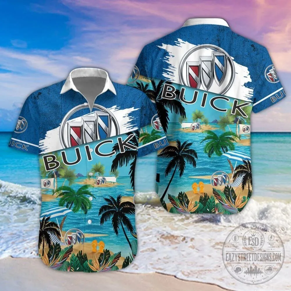 Buick Logo Tropical Beach Summer Hawaiian Shirt