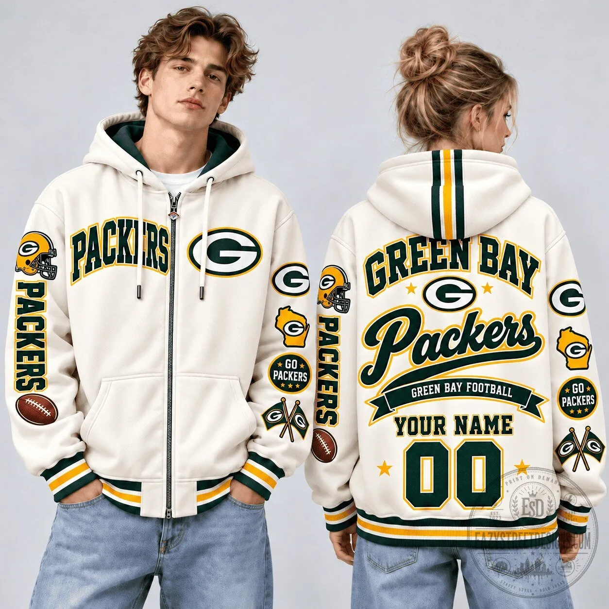 Personalized Champions Style Hoodie for Green Bay Packers NFL Football Fans 5 Personalized Champions Style Hoodie for Green Bay Packers NFL Football Fans