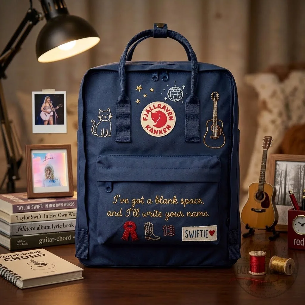 Taylor Swift Blank Space Embroidered Fjallraven Kanken Backpack 11 Taylor Swift Blank Space Embroidered Fjallraven Kanken Backpack