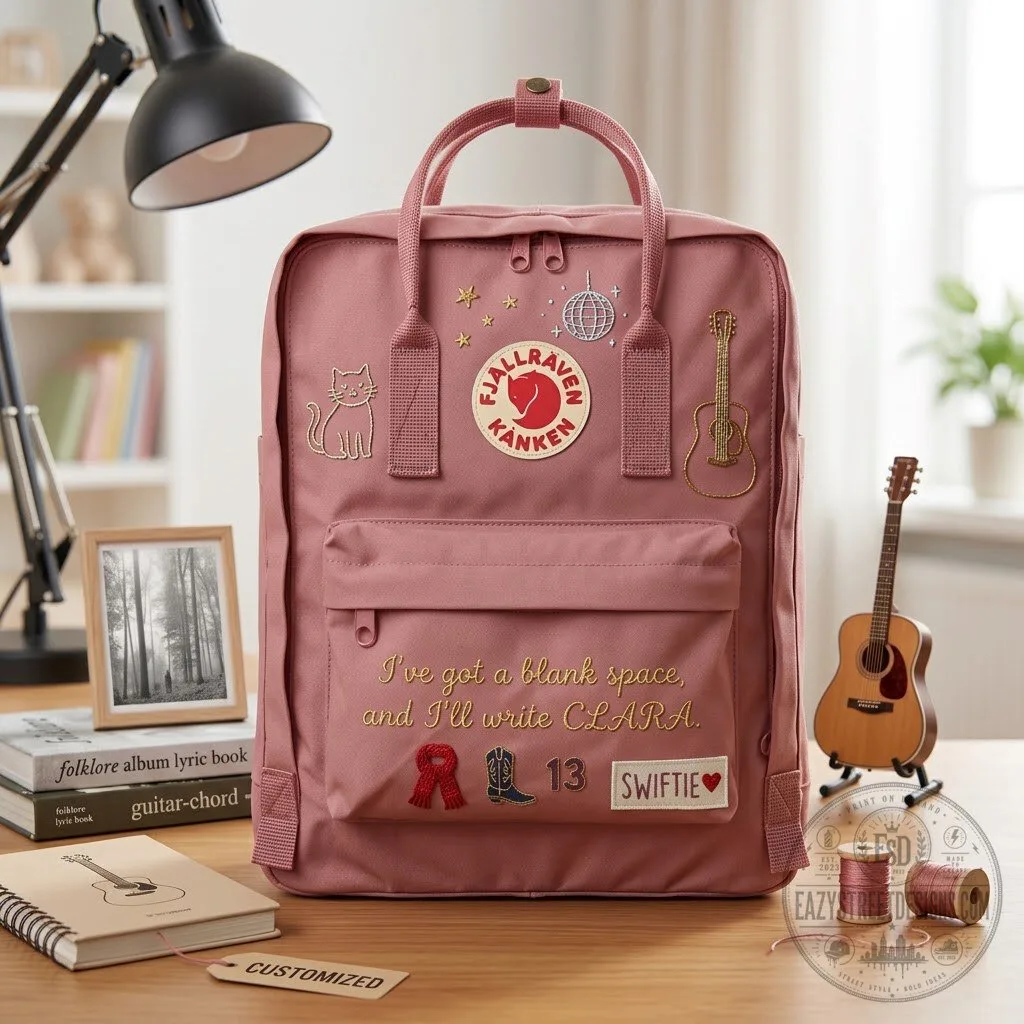 Taylor Swift Blank Space Embroidered Fjallraven Kanken Backpack 12 Taylor Swift Blank Space Embroidered Fjallraven Kanken Backpack
