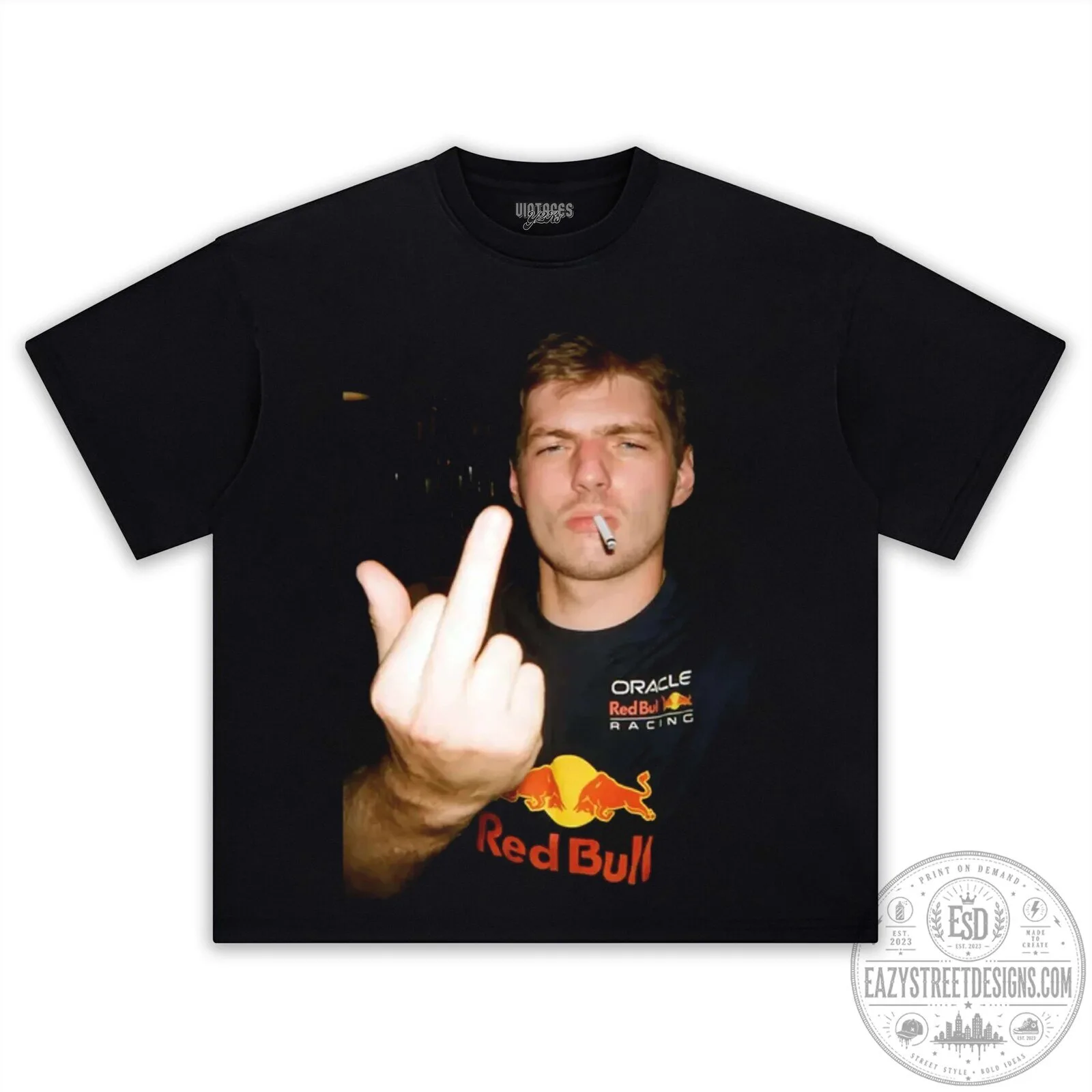 Max Verstappen Middle Finger Smoking Red Bull Racing Formula 1 T-Shirt 19 Max Verstappen Middle Finger Smoking Red Bull Racing Formula 1 T-Shirt