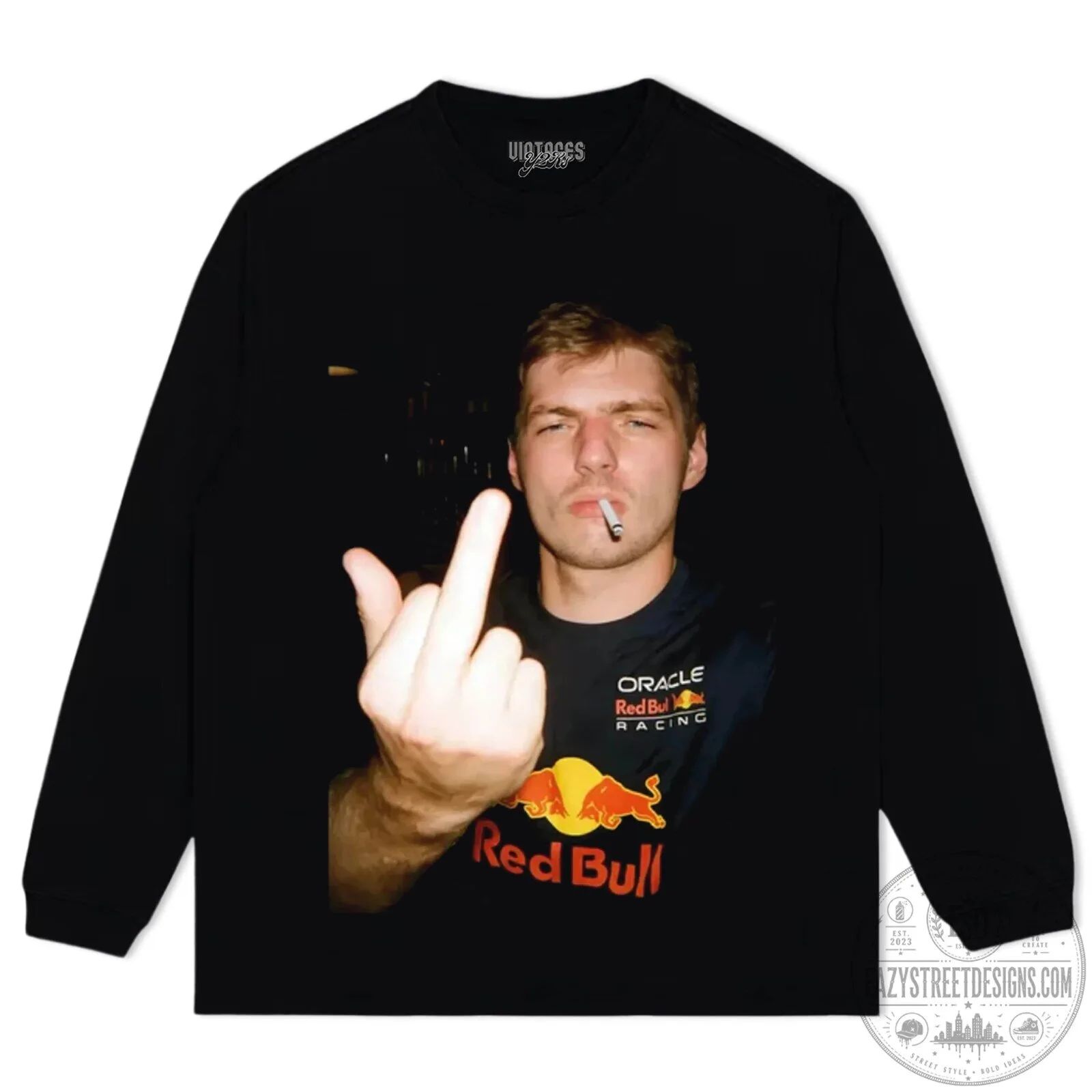 Max Verstappen Middle Finger Smoking Red Bull Racing Formula 1 T-Shirt 21 Max Verstappen Middle Finger Smoking Red Bull Racing Formula 1 T-Shirt