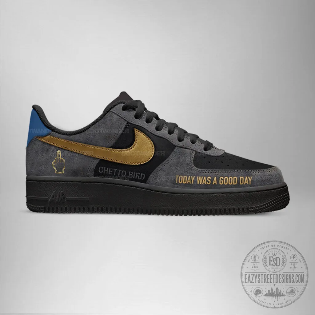 Ice Cube It Was a Good Day Ghetto Bird Custom Embossed Logo Shoes 8 Ice Cube It Was a Good Day Ghetto Bird Custom Embossed Logo Shoes