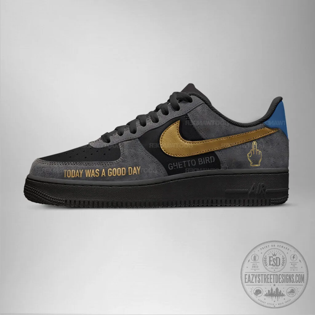 Ice Cube It Was a Good Day Ghetto Bird Custom Embossed Logo Shoes 9 Ice Cube It Was a Good Day Ghetto Bird Custom Embossed Logo Shoes