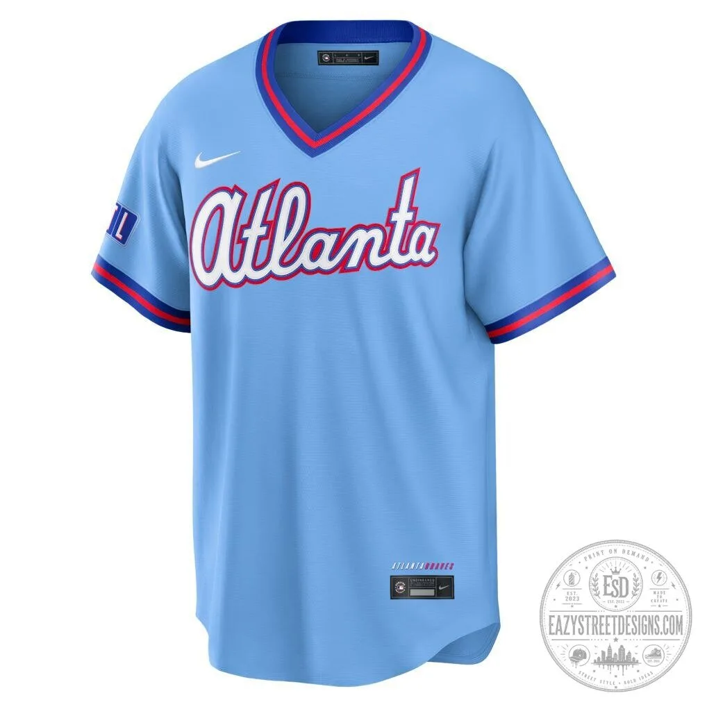 Atlanta Braves 2026 City Connect Premium Baseball Jersey 8 Atlanta Braves 2026 City Connect Premium Baseball Jersey
