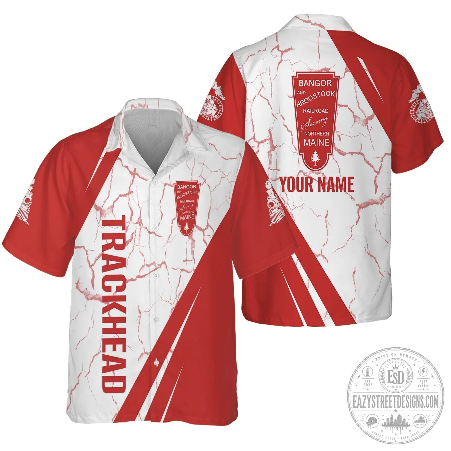 Bangor And Aroostook Railroad Trackhead Personalized Hawaiian Shirt 1 Bangor And Aroostook Railroad Trackhead Personalized Hawaiian Shirt