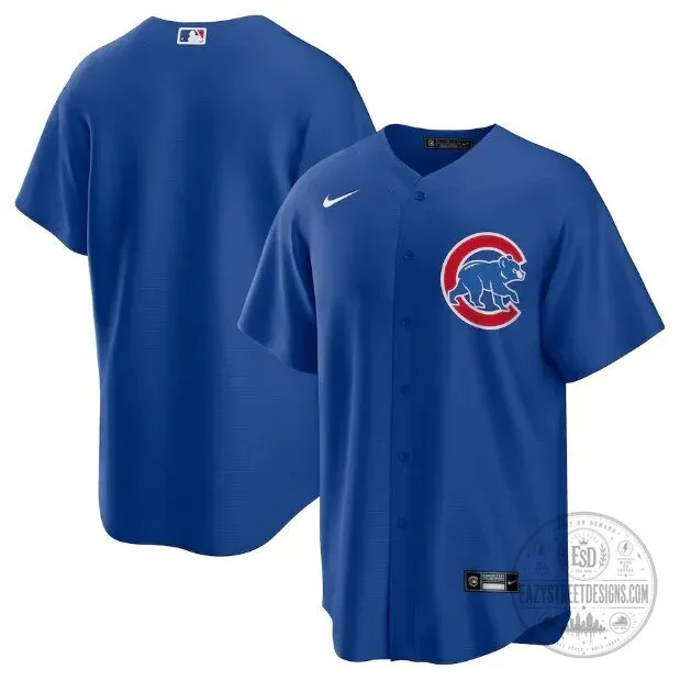 Chicago Cubs Royal Blue Baseball Jersey for Men, Women, and Youth Fans