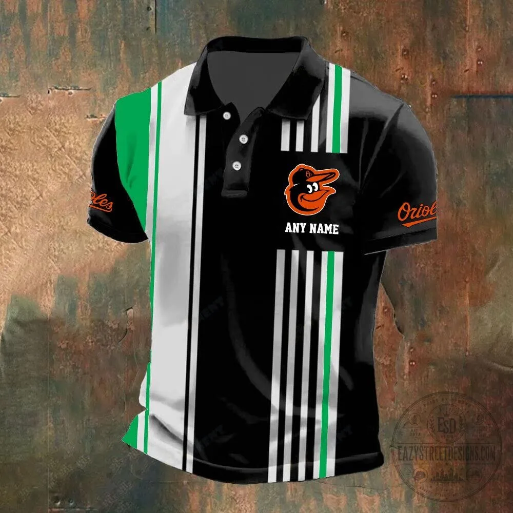 Baltimore Orioles Personalized Name Striped Design Polo Shirt 13 Baltimore Orioles Personalized Name Striped Design Polo Shirt