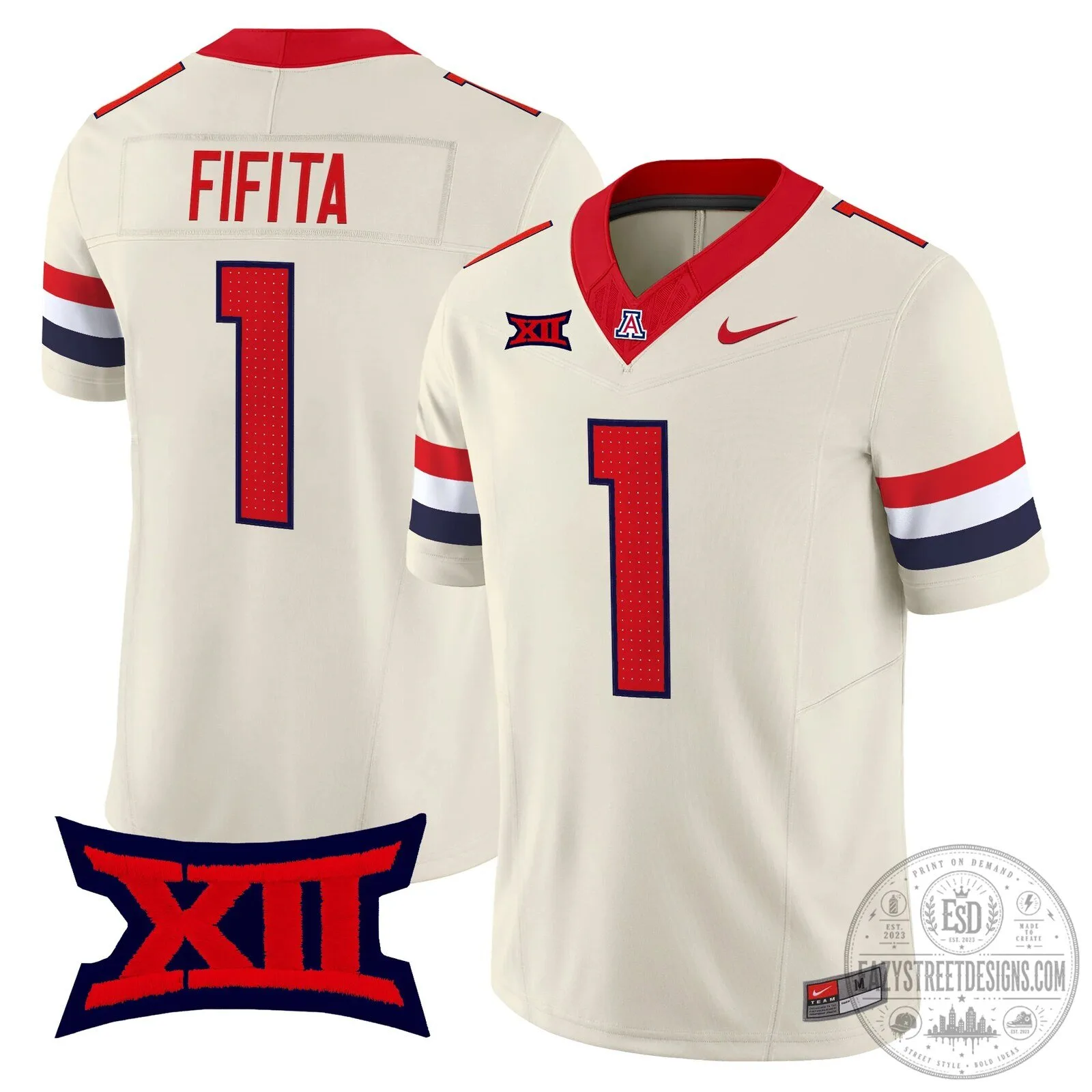Fifita College Football Game Day Jersey - Arizona Wildcats Number 1 2 Fifita College Football Game Day Jersey - Arizona Wildcats Number 1