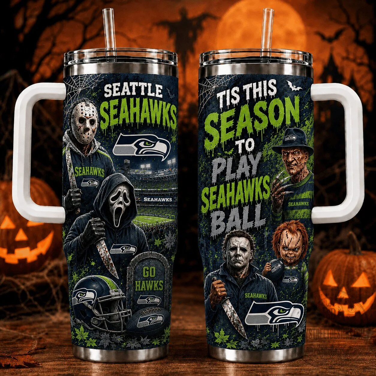 Seattle Seahawks | Premium NFL 40Oz Tumbler TD
