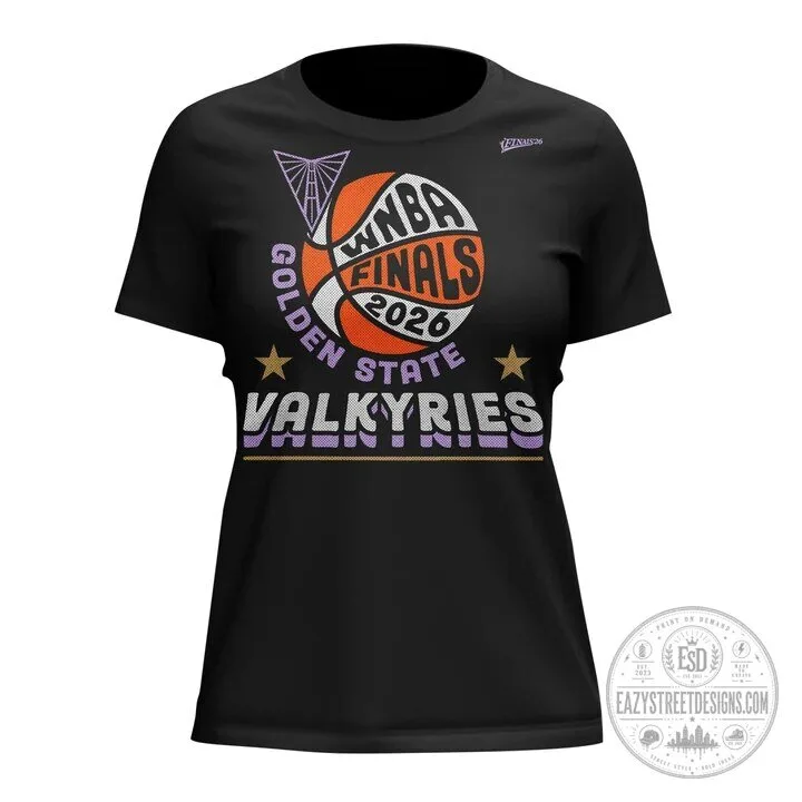 Black T-Shirt for the 2026 WNBA Finals - Golden State Valkyries Collection 8 Black T-Shirt for the 2026 WNBA Finals - Golden State Valkyries Collection