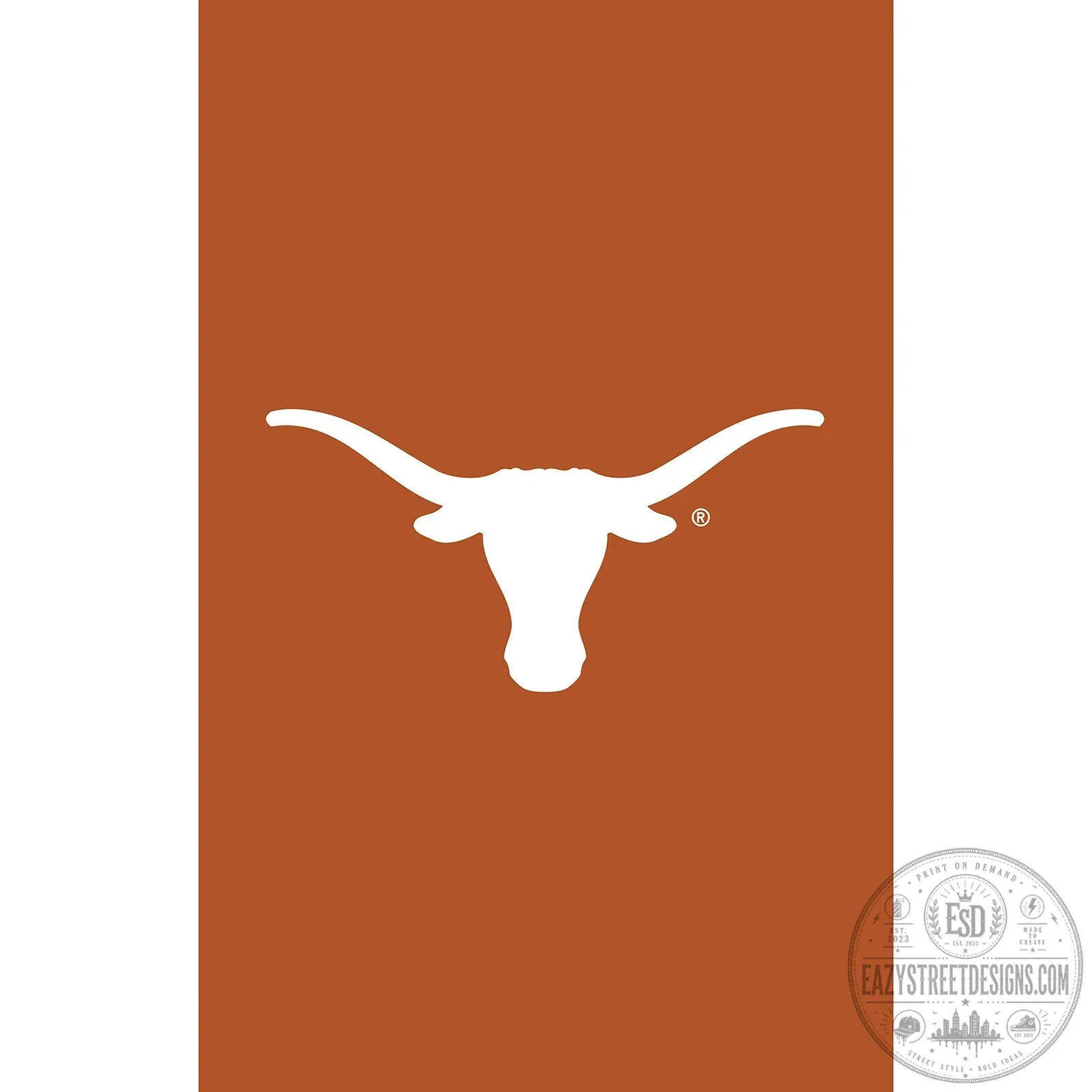 University of Texas Longhorns Logo Outdoor Garden Flag