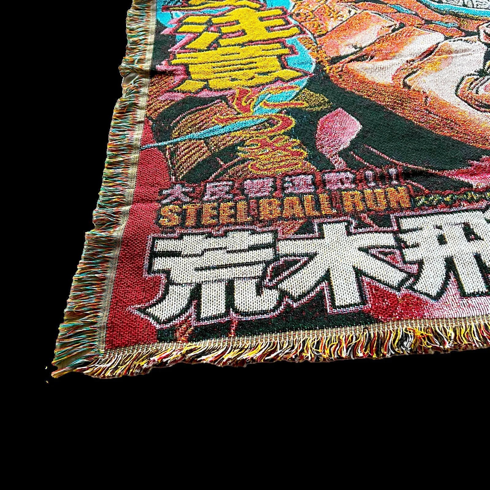 JoJo's Bizarre Adventure Steel Ball Run Manga Cover Woven Blanket 8 JoJo