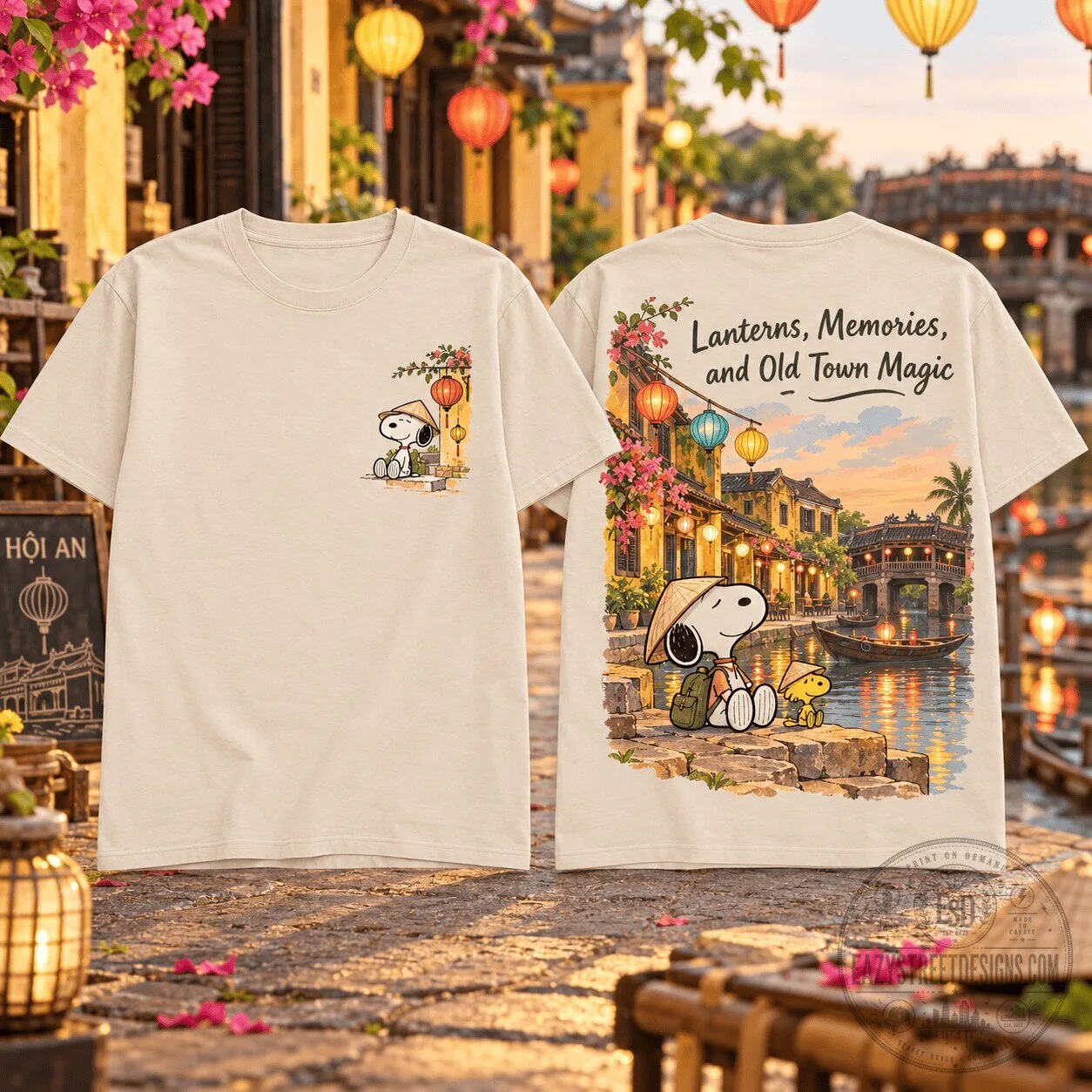 Snoopy Hoi An Lantern Nights Vintage Travel T-Shirt 5 Snoopy Hoi An Lantern Nights Vintage Travel T-Shirt