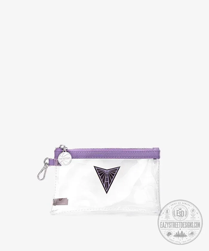 WNBA Golden State Valkyries Clear Wristlet Set with Basketball Charm 9 WNBA Golden State Valkyries Clear Wristlet Set with Basketball Charm
